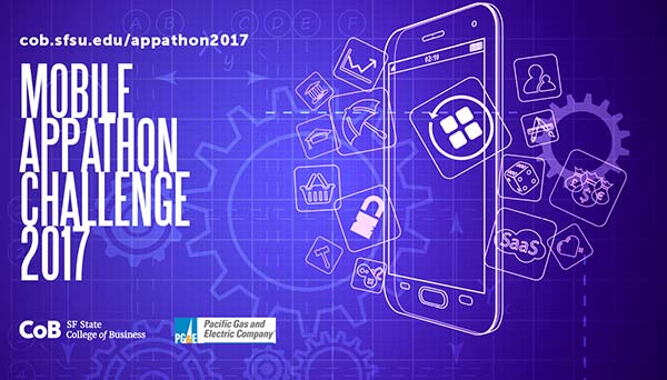 Mobile Appathon Challenge 2017 with technology icons