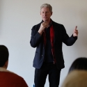 Chris Larsen speaks at LFCOB event on February 14, 2023